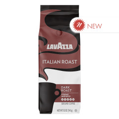 LAVAZZA ITALIAN ROAST GROUND COFFEE 12 OZ BAG