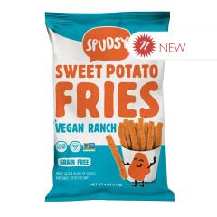 SPUDSY SWEET POTATO FRIES VEGAN RANCH 4 OZ BAG