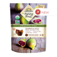 SUNNY FRUIT ORGANIC DRIED FIGS 5 CT 8.8 OZ BAG