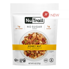 NUTRAIL NUT GRANOLA HONEY NUT 8 OZ POUCH