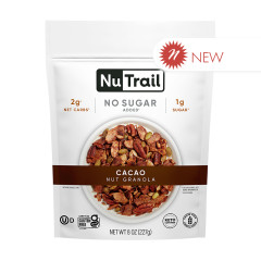 NUTRAIL NUT GRANOLA CACAO 8 OZ POUCH