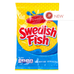 SWEDISH FISH 8 OZ PEG BAG