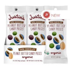 JUSTIN'S - DARK CHOCOLATE PEANUT BUTTER PCS - 1.5OZ