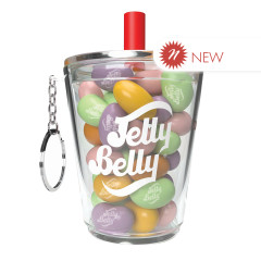 JELLY BELLY BOBA MILK TEA 2.29 OZ MINI CUP KEYCHAIN