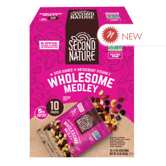 SECOND NATURE WHOLESOME MEDLEY 1.5 OZ 10 COUNT BOX