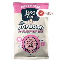 LESSER EVIL POPCORN HIMALAYAN PINK SALT 8 OZ BAG