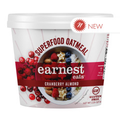 EARNEST - SUPERFOOD OATMEAL CUP - CR/AL/FLAX - 2.1OZ