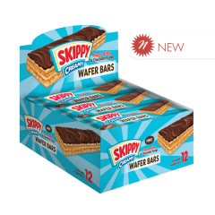 SKIPPY PEANUT BUTTER & CHOCOLATE FUDGE WAFER BARS 1.3 OZ BAR