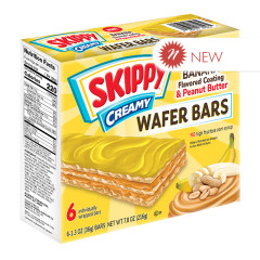 SKIPPY PEANUT BUTTER & BANANA WAFER BARS 7.8 OZ BOX