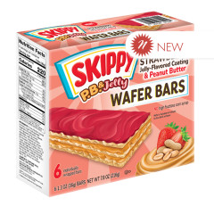 SKIPPY PEANUT BUTTER & STRAWBERRY JELLY WAFER BARS 7.8 OZ BOX