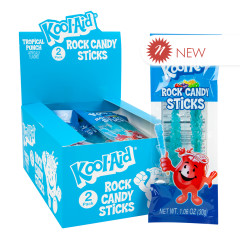 KOOL-AID TROPICAL PUNCH ROCK CANDY STICKS 1.06 OZ