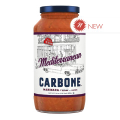 CARBONE MEDITERRANEAN OLIVES AND CAPERS MARINARA SAUCE 24 OZ JAR