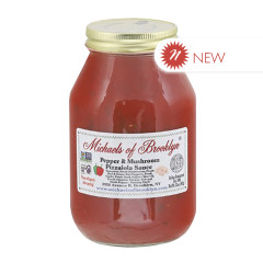 MICHAEL'S OF BROOKLYN PEPPER & MUSHROOM PIZZAIOLA 32 OZ JAR