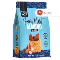 KITCHEN & LOVE ALMOND & DARK CHOCOLATE SWEET NESTS 3.5 OZ BAG