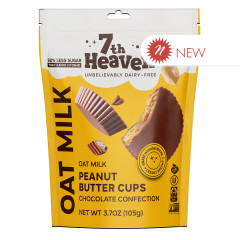 7TH HEAVEN OAT MILK PEANUT BUTTER CUPS 3.7 OZ POUCH
