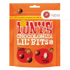 TONY'S CHOCOLONELY - LIL' BITS - CARAMEL COOKIE - 4OZ