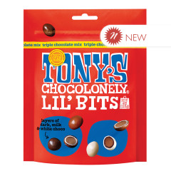 TONY'S CHOCOLONELY - LIL' BITS TRIPLE CHOCOLATE - 4OZ