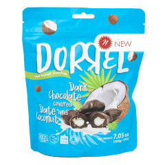 DORREL - CHOCOLATE COVERED DATE WITH COCONUT - 7.05OZ