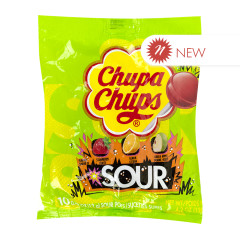 CHUPA CHUPS SOUR 4.2 OZ PEG BAG