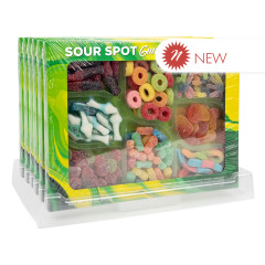 NASSAU CANDY SOUR SPOT GUMMIES CHARCUTERIE BOARD 22.05 OZ BOX
