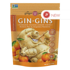 GINGER PEOPLE - GINGER GINS - MANDARIN CHEWS - 3OZ