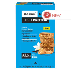 RX BAR - HIGH PROTEIN PEANUT BUTTER VANILLA BAR - 2.1OZ