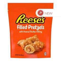 REESE'S - PEANUT BUTTER FILLED PRETZELS - 9OZ