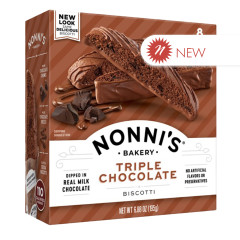 NONNI'S - BISCOTTI TRIPLE CHOCOLATE(8CT) - 6.88OZ