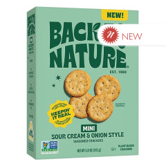 BACK TO NATURE - SOUR CREAM &ONION MINI CRACK - 5OZ