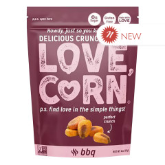LOVE CORN - BARBECUE POUCH - 4OZ