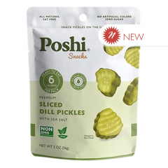POSHI - SLICED DILL PICKLES - 2OZ