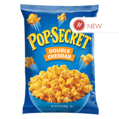 POP SECRET - DOUBLE CHEDDAR POPCORN - 5.5OZ