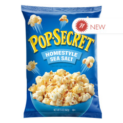 POP SECRET - HOMESTYLE SEA SALT POPCORN - 5.5OZ