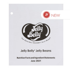 JELLY BELLY - NUTRITION FACTS BOOKLET - PK1