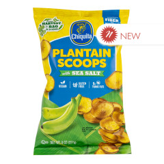 CHIQUITA - PLANTAIN SCOOPS - SEA SALT - 8OZ