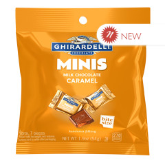 GHIRARDELLI - CARAMEL MILK CHOCOLATE MINIATURE - 1.9OZ