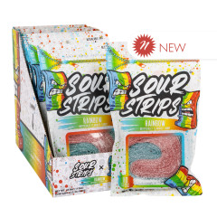 SOUR STRIPS - RAINBOW - PEG - 3.4OZ - 3.4OZ