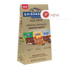 GHIRARDELLI - SUB - ASSORTED SQUARES - 5.3OZ