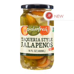 PICKERFRESH - TAQUERIA STYL JALAPENOS - 16OZ