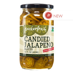 PICKERFRESH - CANDIED JALAPENOS - 16OZ