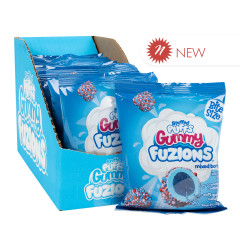 STUFFED PUFFS MIXED BERRY GUMMY FUZIONS 4.23 OZ PEG BAG