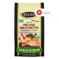 ALESSI - OG GARLIC & HERB BRUSCHETTE - 5OZ