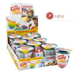 TRANSFORMERS GUMI YUM SURPRISE 2.47 OZ