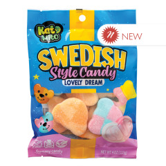 SWEDISH STYLE CANDY LOVELY DREAM 4 OZ PEG BAG