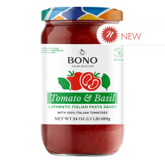BONO - PASTA SAUCE - TOMATO BASIL - 24OZ