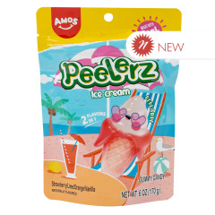 PEELERZ GUMMY ICE CREAM 6 OZ BAG