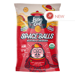 LESSER EVIL - SPACE BALLS - BUFFALO CHEDDAR - 7OZ