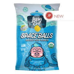 LESSER EVIL - SPACE BALLS - RANCH ROCKET SHIPPER - 7OZ