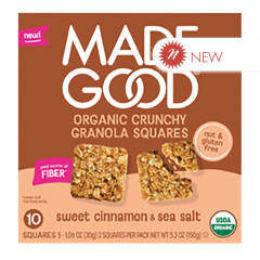 MADEGOOD - CRUNCHY GRAN SQS SWEET CIN&SS(5CT) - 5.3OZ