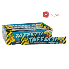 TOXIC WASTE TAFFETTI SOUR BLUE RASPBERRY TAFFY 0.7 OZ